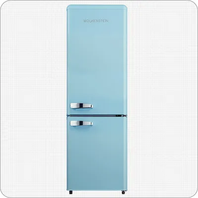 Produktbild von Wolkenstein KG 250.4RT Retro Kühl-/ Gefrierkombination, blau