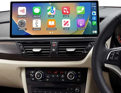 Image de Autoradio tactile – Système multimédia – Autoradio intégré – Compatible CarPlay – Autoradio avec écran de 12,3 pouces – Apple CarPlay et Android Auto sans fil – Mir