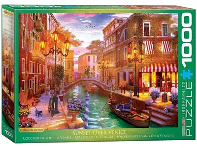 Produktbild von EUROGRAPHICS Sonnenuntergang über Venedig Puzzle 1000 Teile