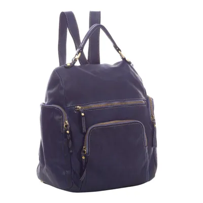Produktbild von BZNA Rucksack Stella blau Backpacker Designer Rucksack Damenhandtasche