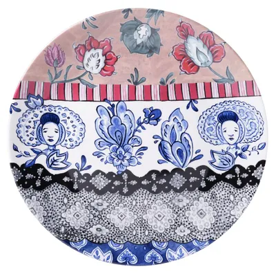 Imagen del producto de Heinen Delfts Blauw – Plato decorativo para pared, diseño "Isabee", colección "The Heritage"
