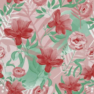 Produktbild von OUTDOOR DEKOSTOFFE OXFORD - Motiv Blumen 6