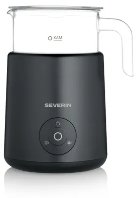 Produktbild von Severin SM 3577, Automatischer Milchaufschäumer/-wärmer, Schwarz, Transparent, 220 ml, 400 ml, AC, 134 mm