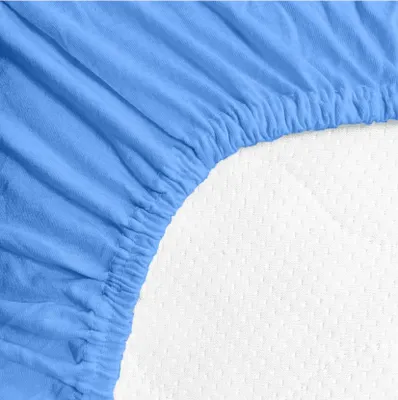 Zdjęcie produktu dla Prześcieradło Jersey Standard 90x200 cm niebieskie