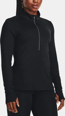 Obrázek produktu pro Tričko UA Qualifier Run 1/2 Zip-BLK