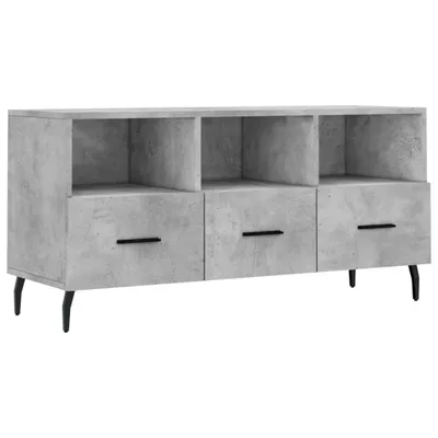Produktbild von vidaXL TV-Schrank Betongrau 102x36x50 cm Holzwerkstoff