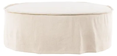 Immagine prodotto di Pouf Vindö in lino Ø101 cm - Beige