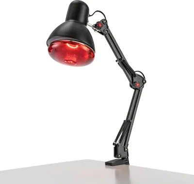Produktbild von Infrarotlampe Rotlichtlampe Wärmelampe  mit ständer Lampenhalterung 360°