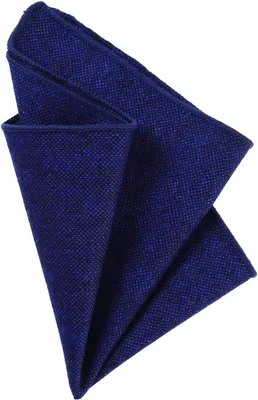 Productafbeelding van Zakdoek Heren - Pochette Vlak - Feestelijke Outfit - Zelf Te Vouwen - 23 x 23 cm - Eff eenkleurig