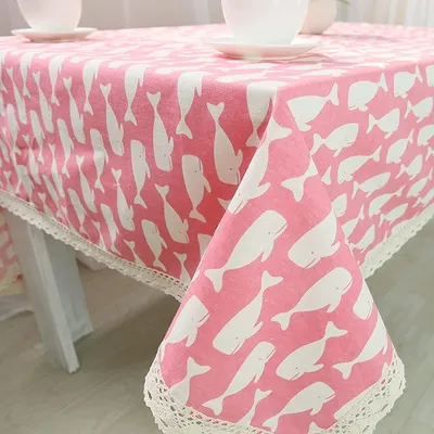 Immagine prodotto di Solidchoice - Sottopiatti "Roze Walvis" 140 cm x 180 cm per la decorazione della tavola