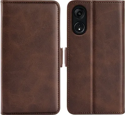 Produktbild von Mobigear Slim Magnet  OPPO Reno 8T 5G Hülle Klapphülle Geldbörse - Braun