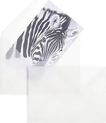Produktbild von Briefumschläge Offset transparent C6 90g/qm NK VE=100 Stück weiß
