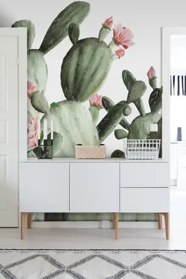 Produktbild von Coloray Fototapete 208x146 cm Vlies-Fototapete - Kaktus Blume