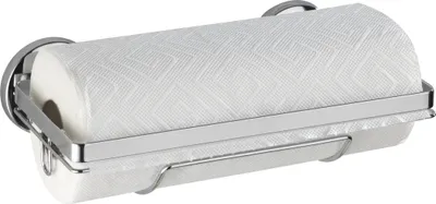 Obrázok produktu pre WENKO 5871100, Nástenný držiak na papierové utierky, Strieborná, Kov, Obdĺžnik, 1 kusov, 280 mm