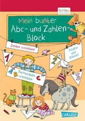 Produktbild von Schlau für die Schule: Mein bunter ABC- und Zahlen-Block