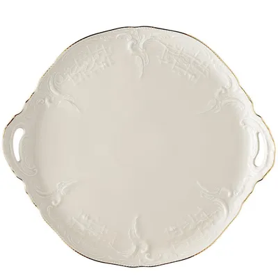 Zdjęcie produktu dla Rosenthal Tortenplatte Sanssouci Elfenbein Gold 20480-608648-12843