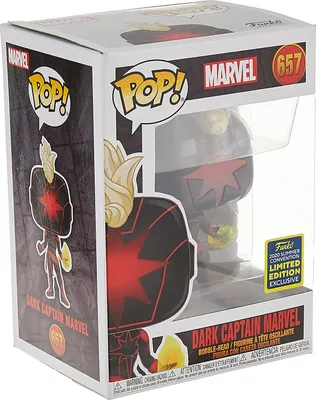 Produktbild von Funko Pop! Marvel: The marvels - Dark Captain Marvel #657 2020 Summer Convention Exclusive