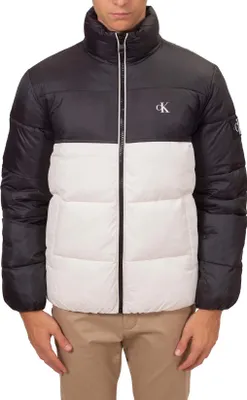 Image de CALVIN KLEIN JEANS - Doudoune homme avec logo colorblock - Taille S