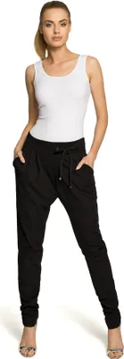 Produktbild von Made of Emotion Elegante Hosen für Frauen Myall M256 schwarz XL