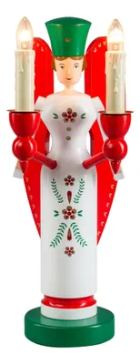 Produktbild von Weihnachtsfigur Engel mit Tüllen elektrische Beleuchtung Höhe 26cm NEU