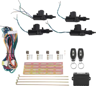 Obrázek produktu pro Sada centrálního zamykání bezklíčový systém s dálkovým ovládáním 12V W/LED displej se 2 ovladači