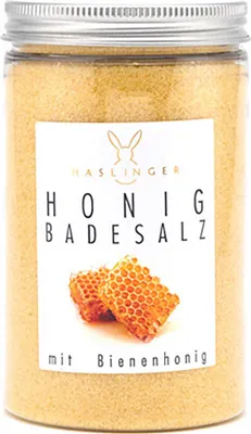 Produktbild von Haslinger Honig Badesalz Badezusatz mit Bienenhonig 450 g