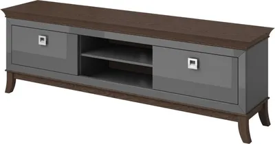 Produktbild von Meublorama HA-TISARO-24Z3LJ40*2C/82KG, Grau, Mitteldichte Faserplatte (MDF), 2 Schublade(n), 440 mm, 1960 mm, 630 mm