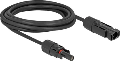 Immagine prodotto di DELOCK  DL4 Solar Kabel 6 mm  Stecker zu Buchse 3 m schwarz