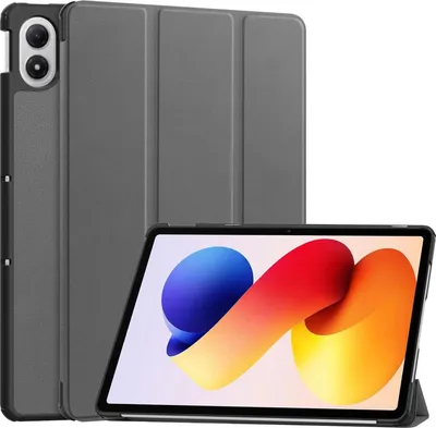 Produktbild von Für Xiaomi Redmi Pad 2 Pro 12.1" 3folt Wake UP Smart Cover Tasche Hülle Grau