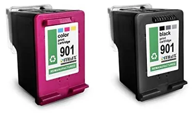 Mehrwegtoner Tonerkartusche kompatibel mit HP 901XL Schwarz, Cyan, Magenta, Gelb – Produktansicht 1