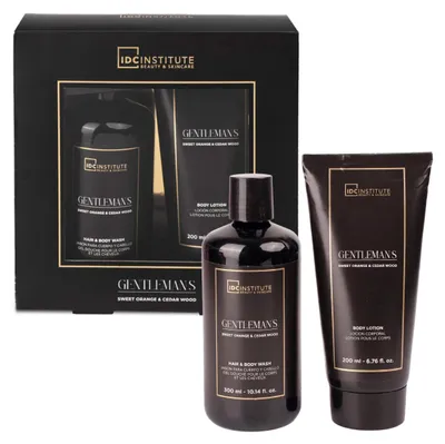 Immagine prodotto di IDC Institute - Set Regalo Gentlemans - Gel Doccia e Lozione - Cura per Uomo