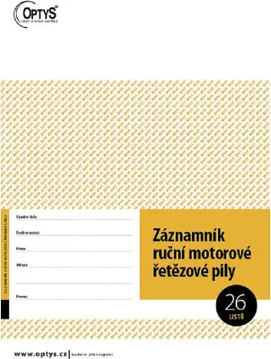 Immagine prodotto di Quaderno per motosega a mano, A4, 26 fogli