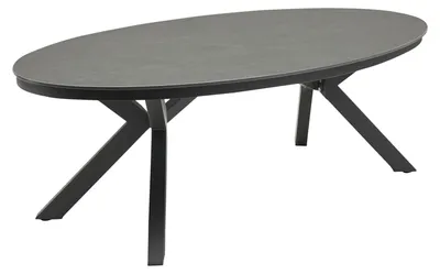 Produktbild von Gartentisch Malte Esstisch Terrassentisch 220x120x69cm Aluminium/sintered stone Anthrazit