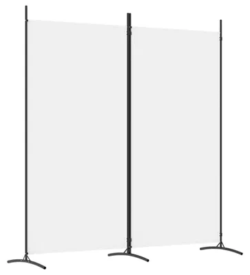 Obrázek produktu pro vidaXL 2-dílný paraván bílý 175x180 cm látka