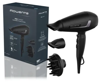 Produktbild von Rowenta Pro Expert CV8825, Turmalin, AC, 35 m/s, Schwarz, Einfarbig, Hängeschlaufe