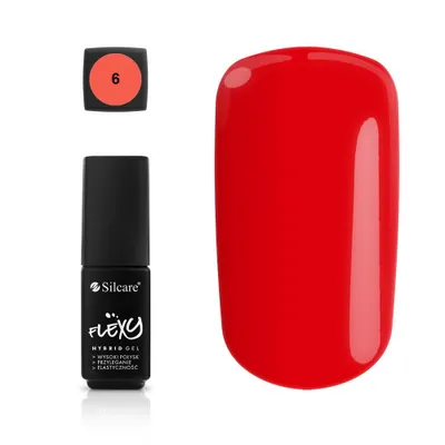 Produktbild von Silcare Flexy Gel Polish für Nägel Nr. 06 - 4,5g