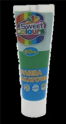 Produktbild von Farba plakatowa w tubie zielona trawiasta 30ml