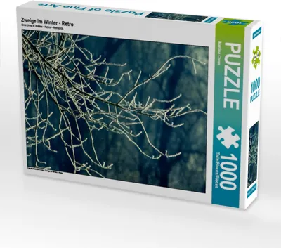 Produktbild von Calvendo Zweige im Winter - Retro 1000 Teile Puzzle quer 640x480mm, Cross Martina; 7328363
