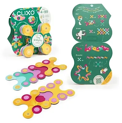 Obrázok produktu pre Clixo Tiny & Mighty Jungle – magnetická stavebnica, 9 dielov