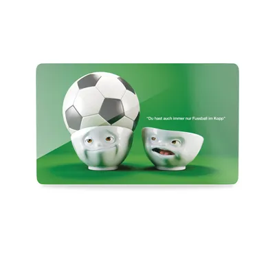 Produktbild von Frühstücksbrettchen Fußball im Kopp - by FIFTYEIGHT - T040111