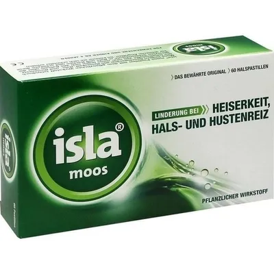 Produktbild von isla moos Halspastillen, 60 St. Pastillen