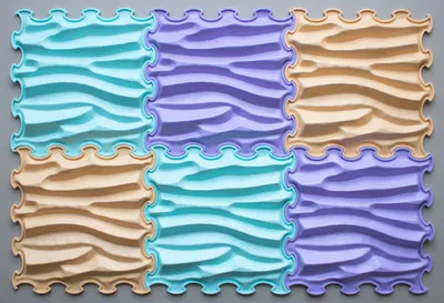 Productafbeelding van Sensormat Waves Hart (Steif), 6 stuks/verpakking