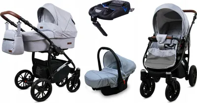 Immagine prodotto di Passeggino 4in1 BabyLux Optimal Silver Flex
