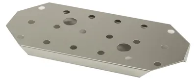 Produktbild von GN-Behälter Einlegeböden Abtropfgitter gelocht 1/3 aus Edelstahl