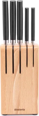 Obrázok produktu pre Brabantia 260483, Držiak na nože s otvormi, Drevo, Drevo, 1 kusov