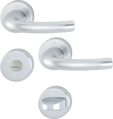 Produktbild von HOPPE Rosetten-Garnitur  Tôkyô  Aluminium Natur 1710/42KV/42KVS - 8185241