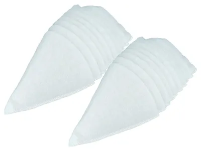 Produktbild von vhbw 20x Kegelfilter für Lüftungsanlage z.B. kompatibel mit Zehnder - Abluftfilter G4, DN 100 Weiß