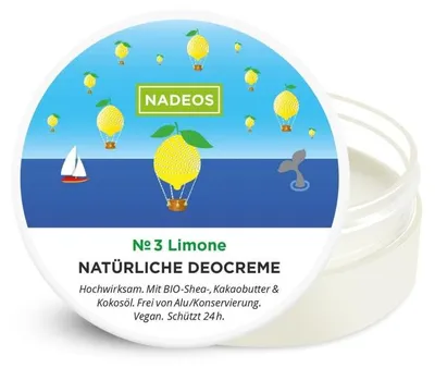 Produktbild von NADEOS Natürliche Deocreme Limone