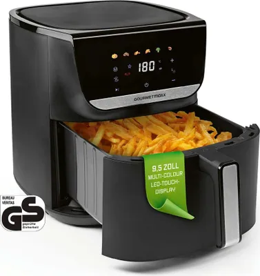 GOURMETmaxx Heißluft-Fritteuse 8l 1700W schwarz