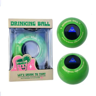 Magic 8 Ball Trinkspiel – Partyspiel für Erwachsene, 1 Stück